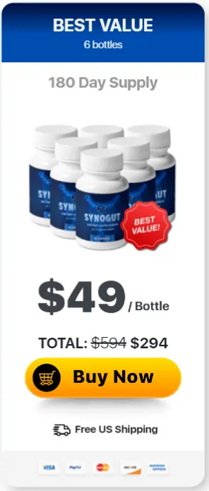 SynoGut Buy 6 Bottles